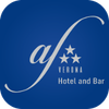 Logo ufficiale dell'Albergo Fontana di Verona, hotel situato di fronte all'Ospedale Borgo Trento.